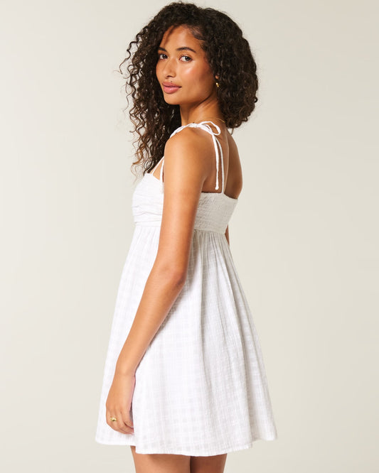 Babydoll Tie-Strap Mini Dress (Cópia)